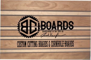 BC Boards is Bleed Country's premier craftsmanship line.  We specialize in hand crafted custom cutting boards, as well as top of the line cornhole boards.